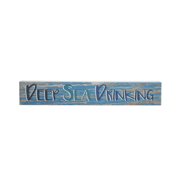 Deep Sea Drinking Wall Sign