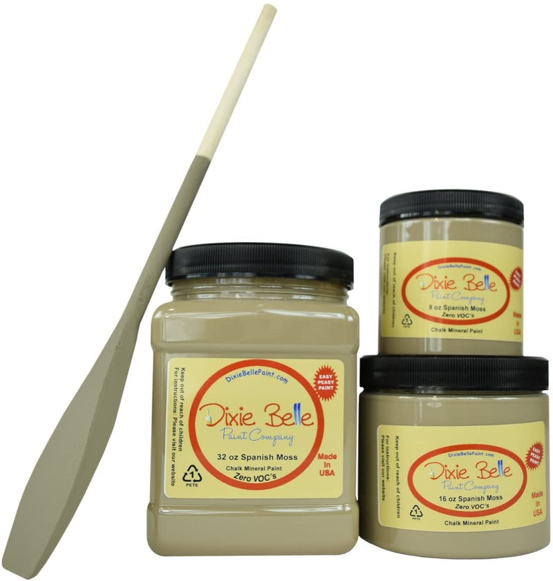 16oz Chalk Mineral Paint- Spanish Moss