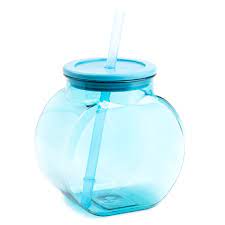 Sip Plastic Fishbowl Tumbler- Blue