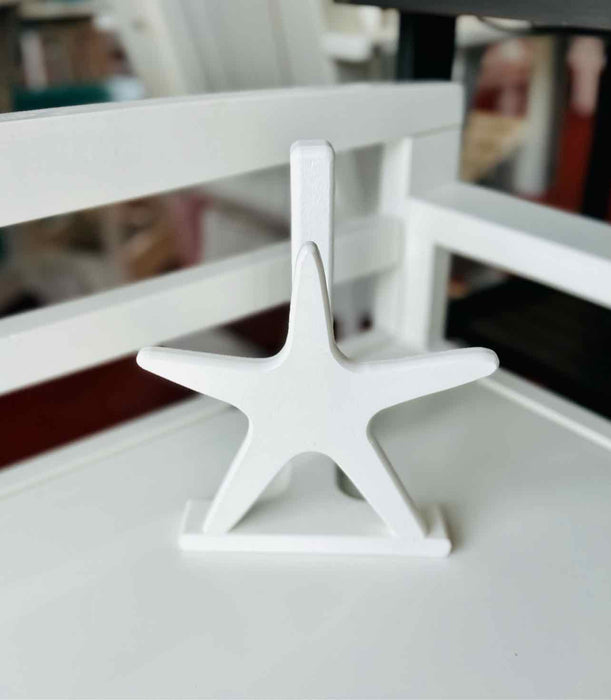 Starfish Front Paper Towel Holder- White