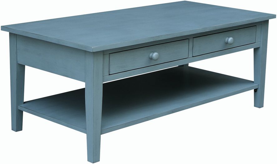 Spencer Coffee Table- Ocean Blue