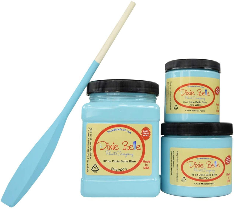 16oz Chalk Mineral Paint- Dixie Belle Blue