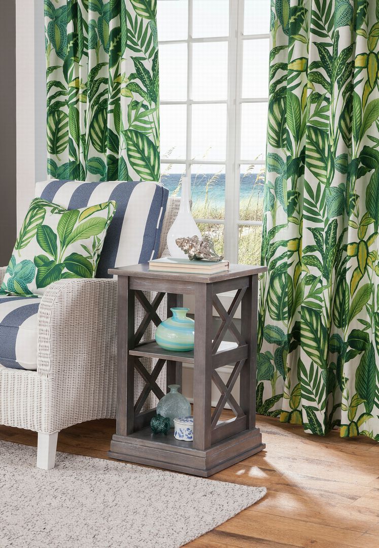 Hampton Accent Table- Heather Gray