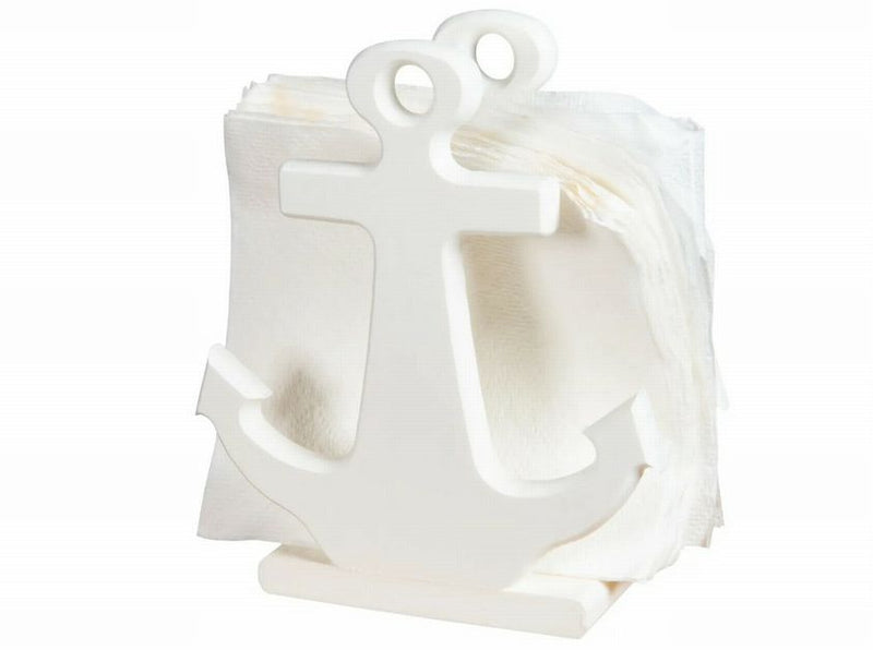 Anchor Napkin Holder- White