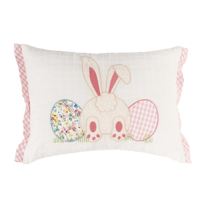 Happy Bunny Eggs Pillow