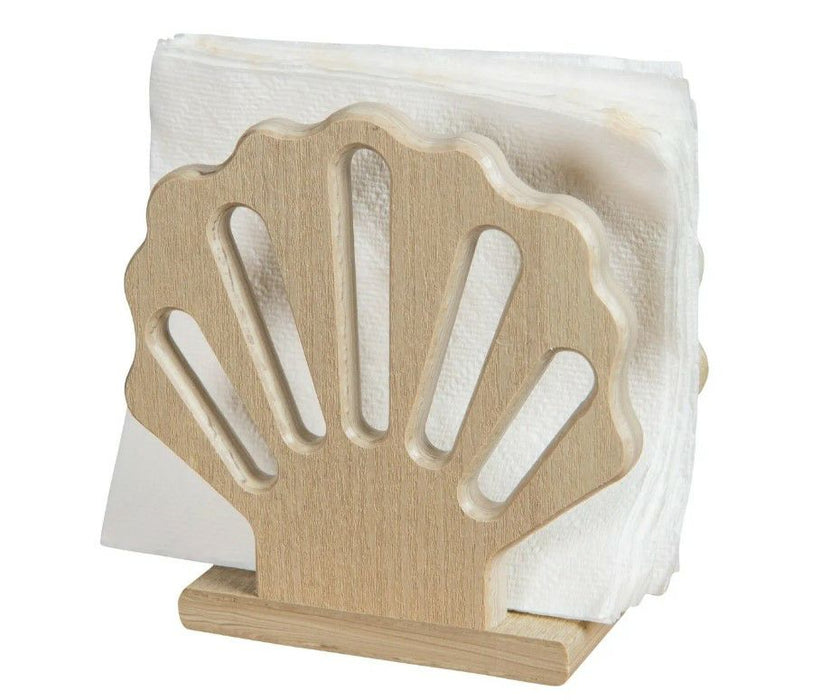 Seashell Napkin Holder- Pale Aspen