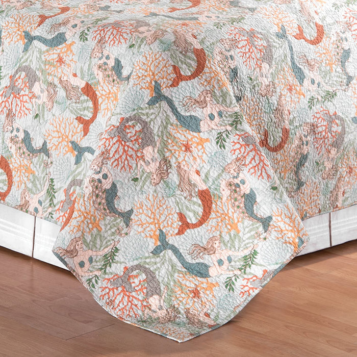 Dancing Waters Quilt Set-  King