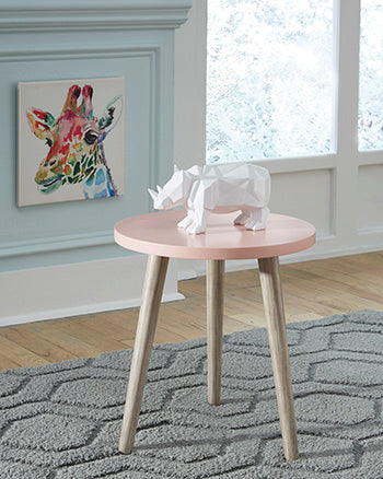 Fullersen Accent Table- Pink