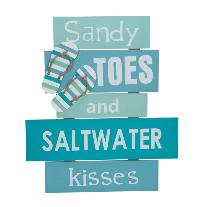 Sandy Toes 5-Section Wall Plaque