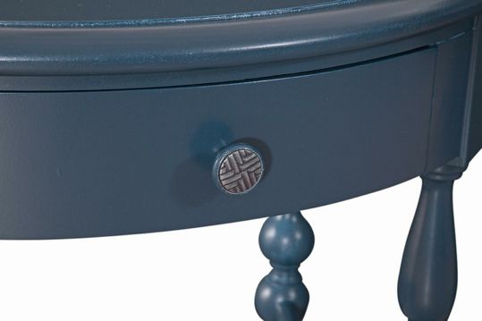 Rodanthe Accent Table- Navy Blue