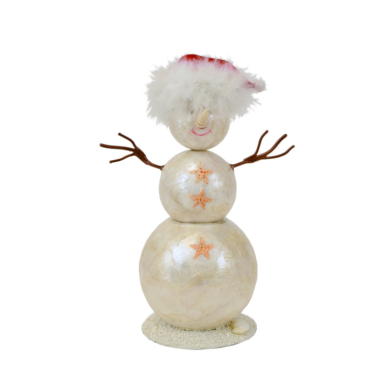Capiz Snowman