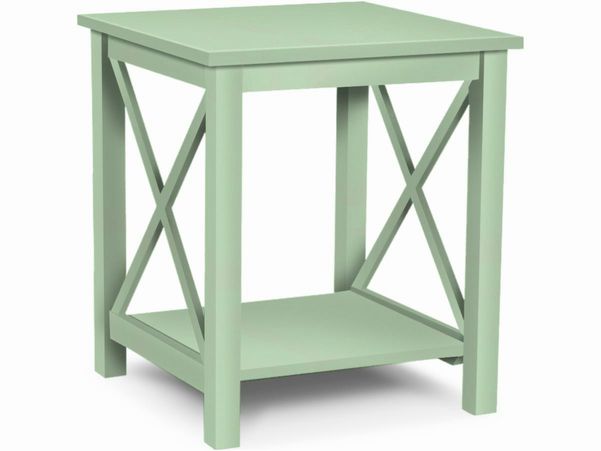 Hampton End Table- Sea Mist