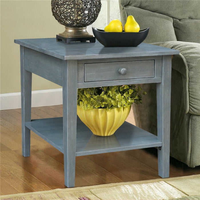 Spencer End Table- Heather Gray