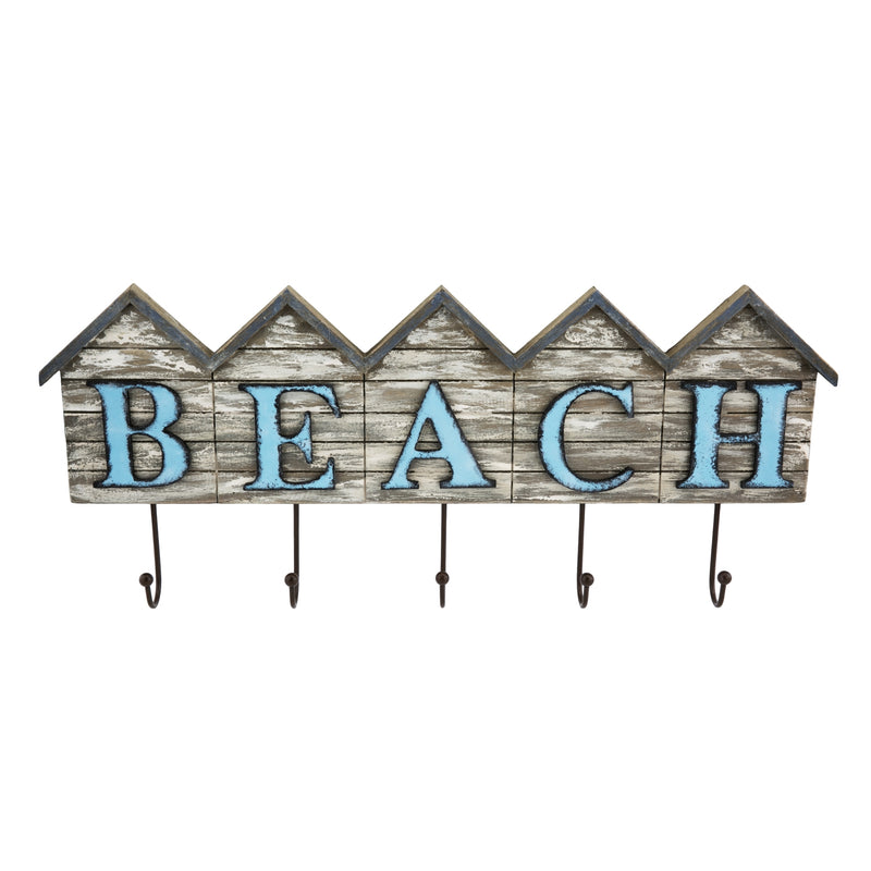 House Shape Sign w/ 5 Hooks