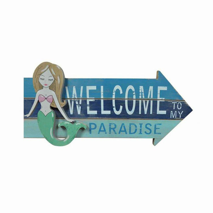 Welcome to My Paradise Wall Plaque