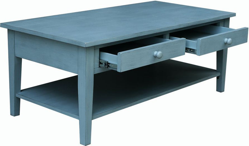 Spencer Coffee Table- Ocean Blue