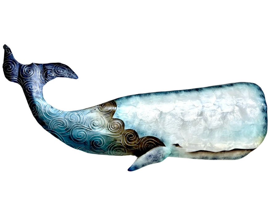 Whale Metal Wall Decor