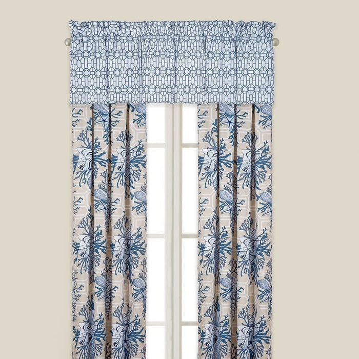 Indigo Sound Drapery Panel by C & F