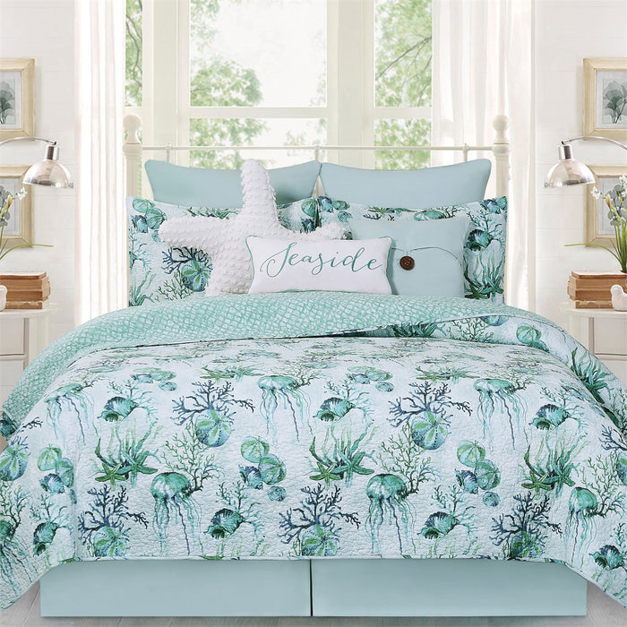 Shorecrest Quilt Set- Full/Queen