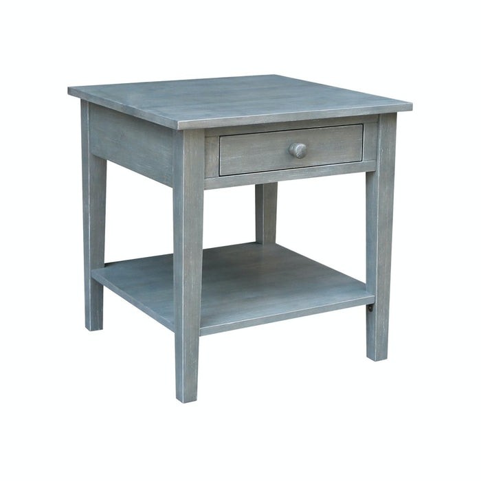 Spencer End Table- Heather Gray