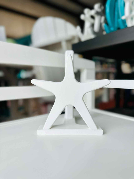 Starfish Front Paper Towel Holder- White