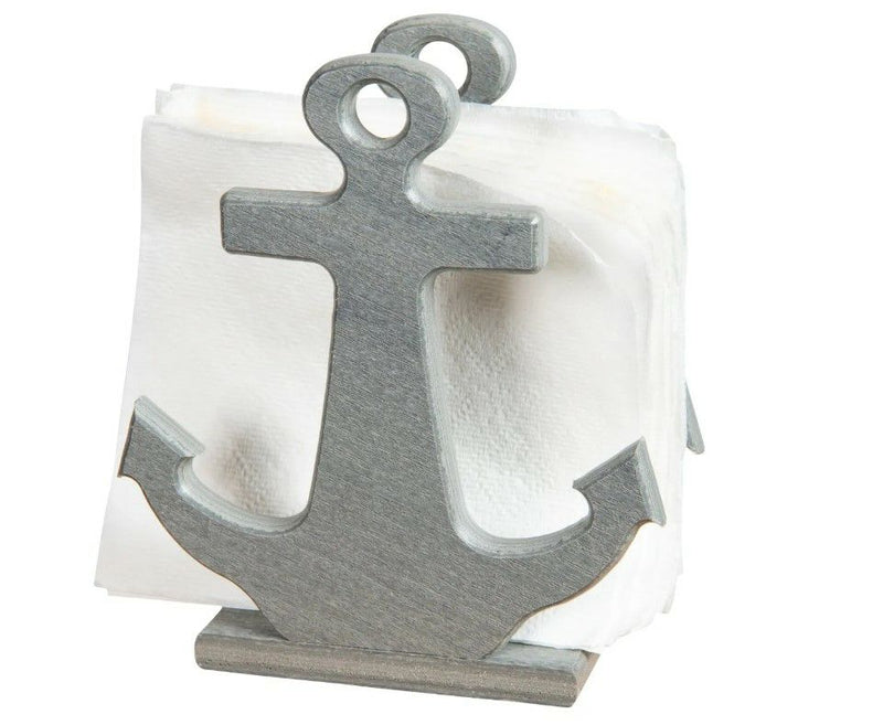 Anchor Napkin Holder- Driftwood Gray