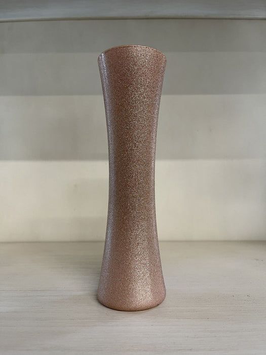 Sabrina Bud Vase- Rose Gold Glitter Blast