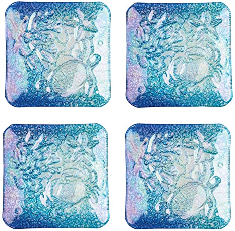 Ocean Blue Salad Plate