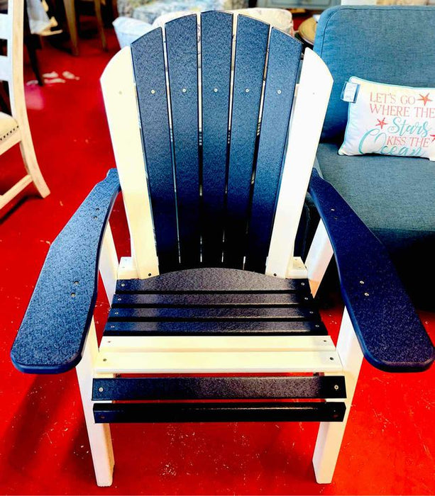 Adirondack Dining Chair- Patriot Blue & White