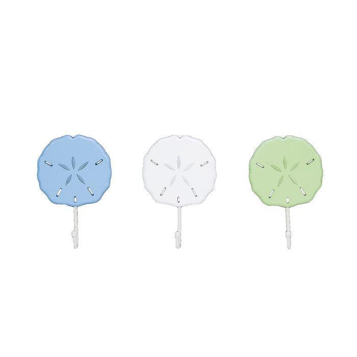 Sand Dollar Hooks- Assortment of 3