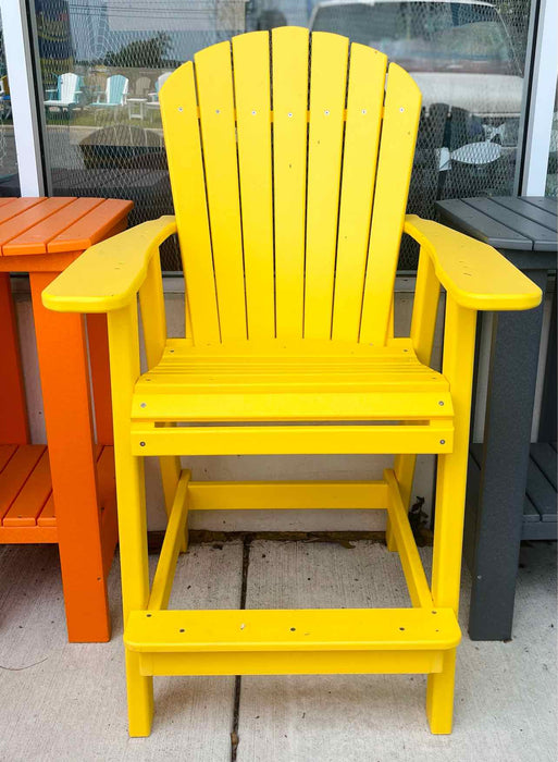 Bar Height Adirondack Chair- Yellow