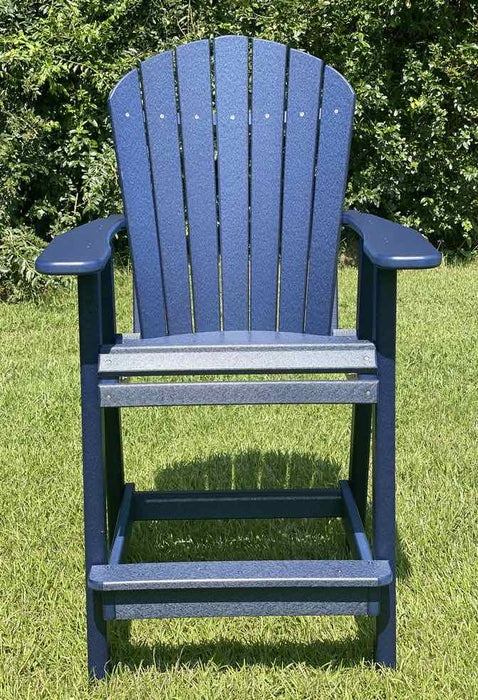 Bar Height Adirondack Chair- Patriot Blue