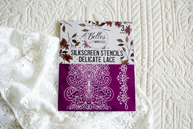Silkscreen Stencil- Delicate Lace