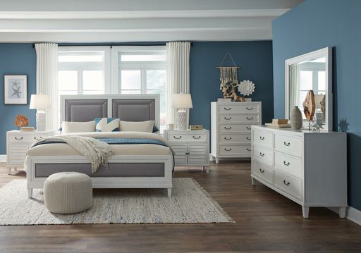 Dunescapes Upholstered Bed Set- King