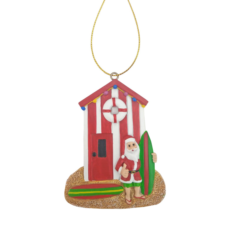 Christmas Ornament- Santa Lifeguard