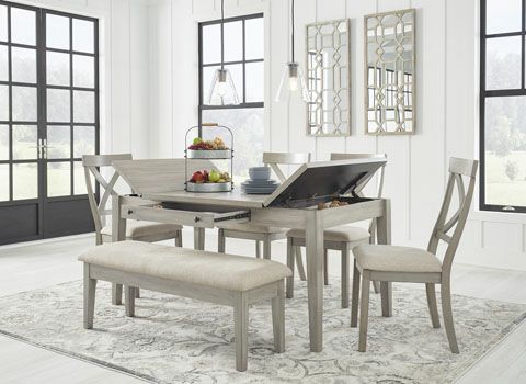 Parellen Dining Table w/ Storage