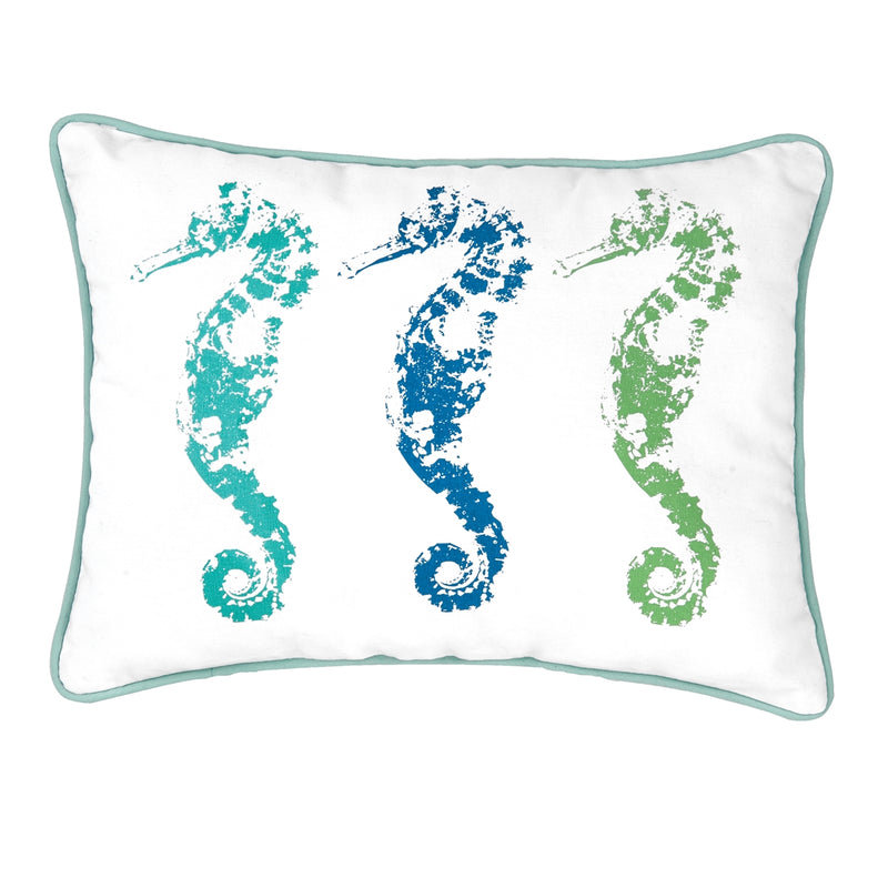 3 Seahorses Pillow