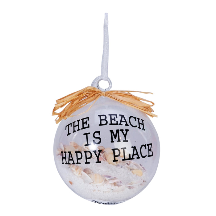 Christmas Ornament- Glass Beach is My Happy Place