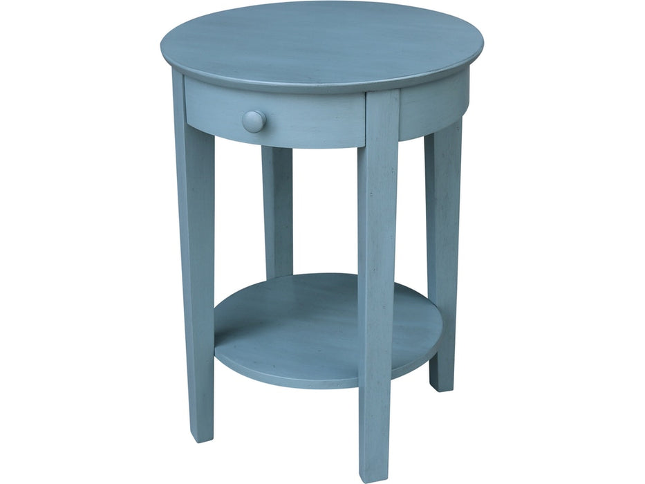 Phllips Accent Table- Ocean Blue