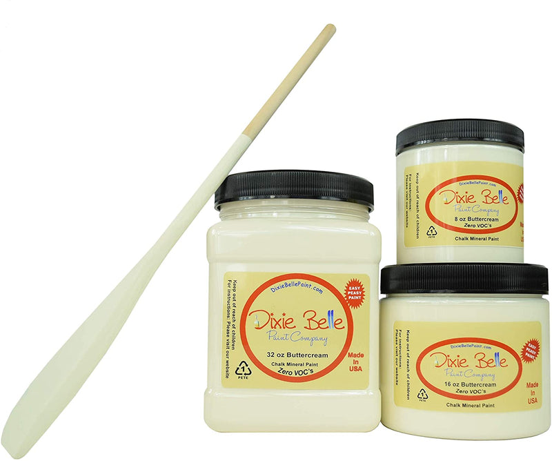 16oz Chalk Mineral Paint- Buttercream