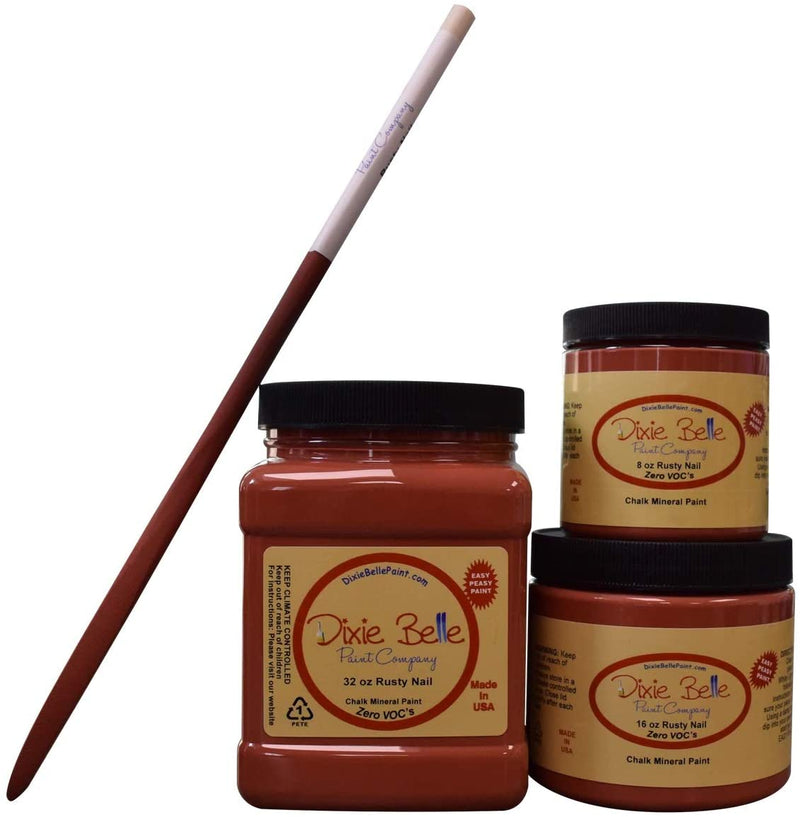 8oz Chalk Mineral Paint- Rusty Nail