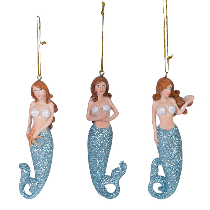 Christmas Ornament- (3A) Mermaids