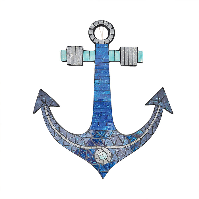 Mosaic Anchor Wall Plaque