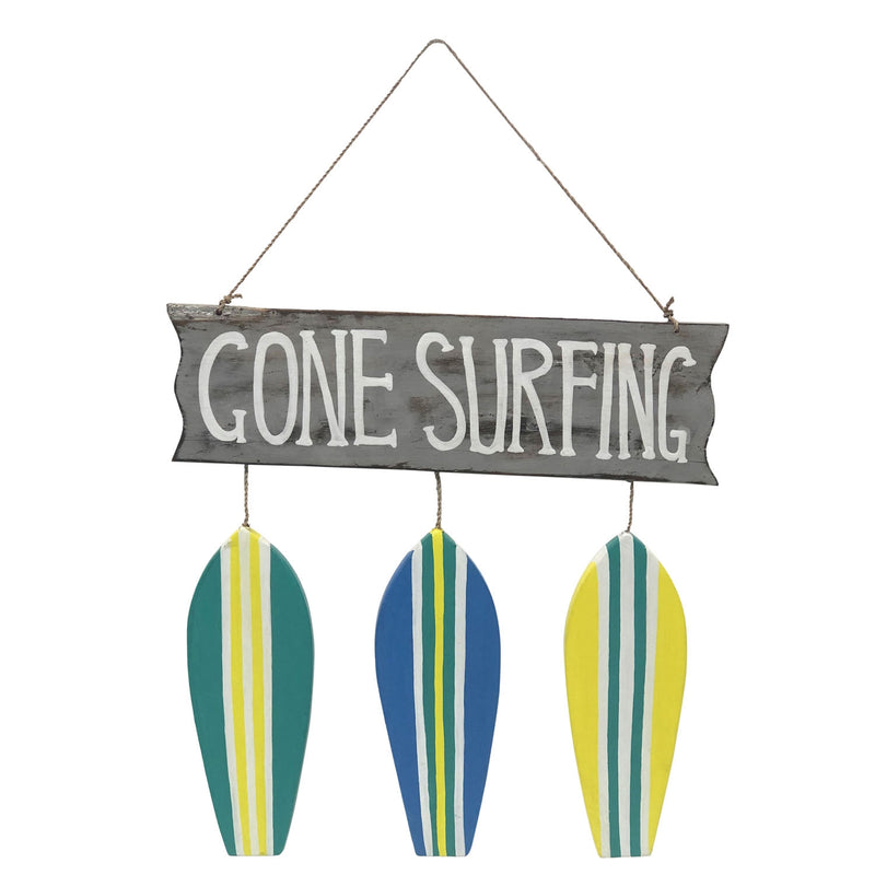 Gone Surfing Wood Drop