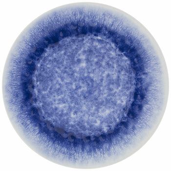 Blue Watercolor Plate