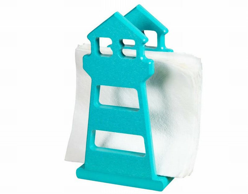 Lighthouse Napkin Holder- Aruba Blue