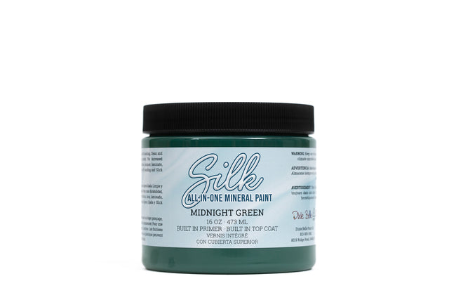 Silk All-In-One Mineral Paint- Midnight Green