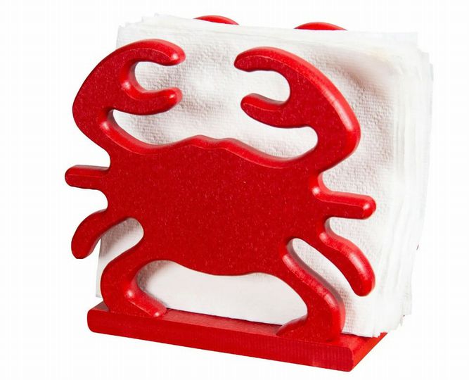 Crab Napkin Holder- Red