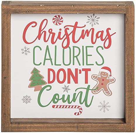 Shadow Box- Christmas Calories