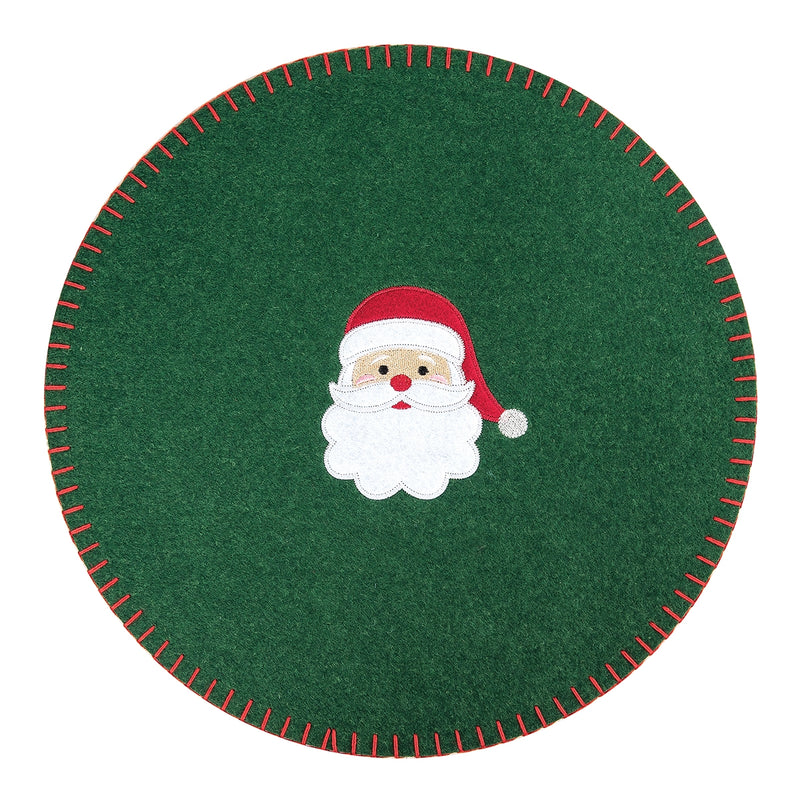 Santa Felt Round Placemat